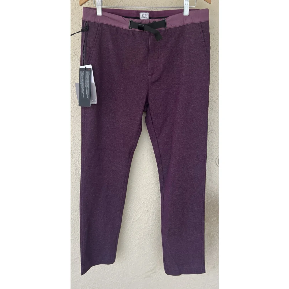 NWT C.P. Company Purple Regular Fit Cotton Pants Men’s IT 48 US 32 Tech Gorpcore